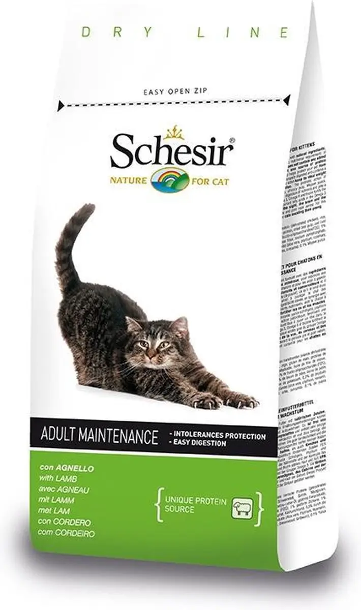 Schesir Kattenvoer Dry Maintenance Lam 400g - afbeelding 6 van 6