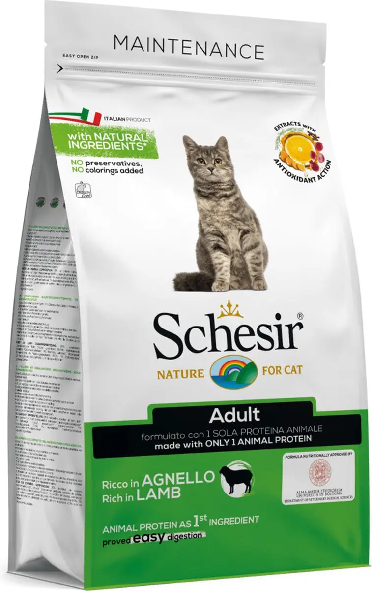Schesir Kattenvoer Dry Maintenance Lam 400g