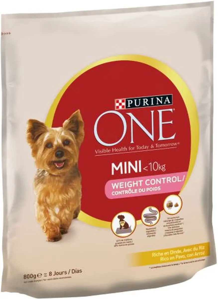 Purina ONE Mini Kalkoen & Rijst Hondenvoer 1,5kg