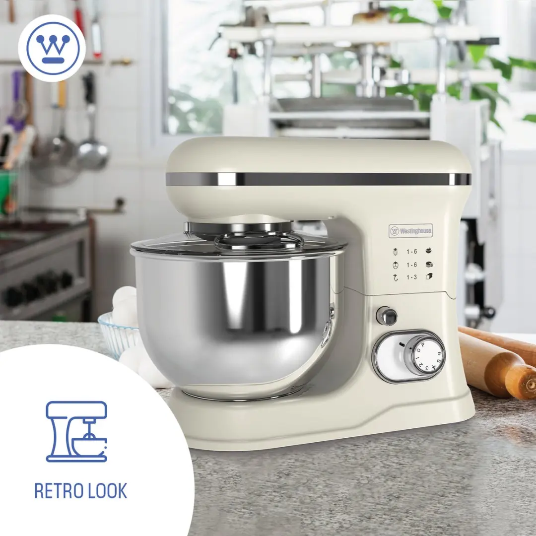 Westinghouse Retro Standmixer 1200W - 5L Beige
