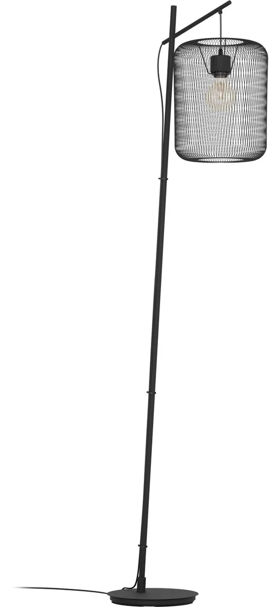 Eglo Wrington Vloerlamp 194cm - Zwart