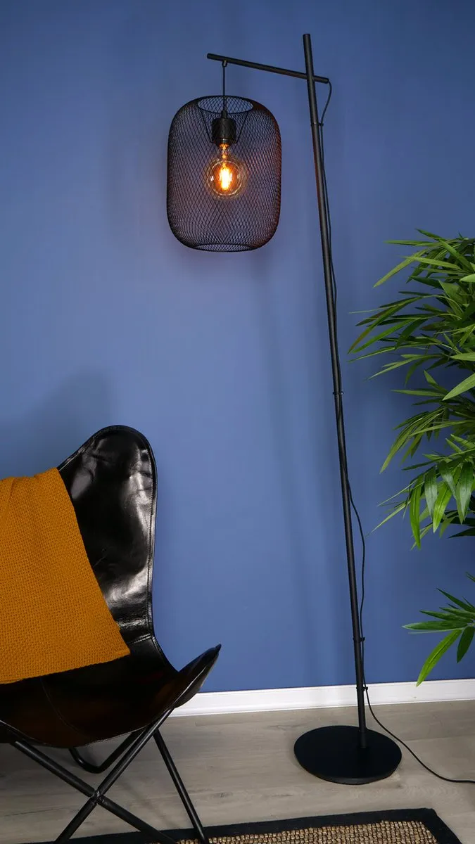 Eglo Wrington Vloerlamp 194cm - Zwart