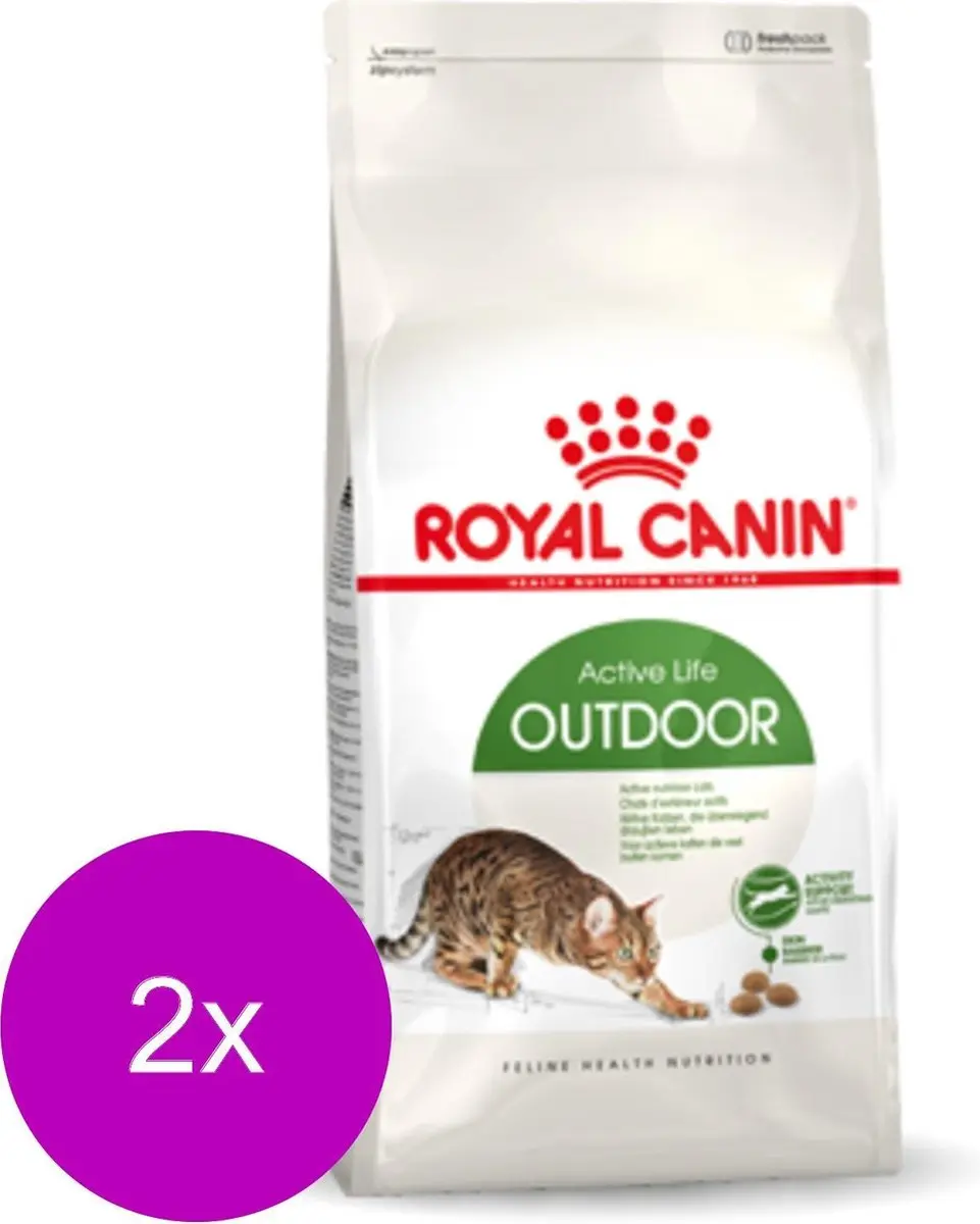 Royal Canin Outdoor Kattenvoer - 2x4kg