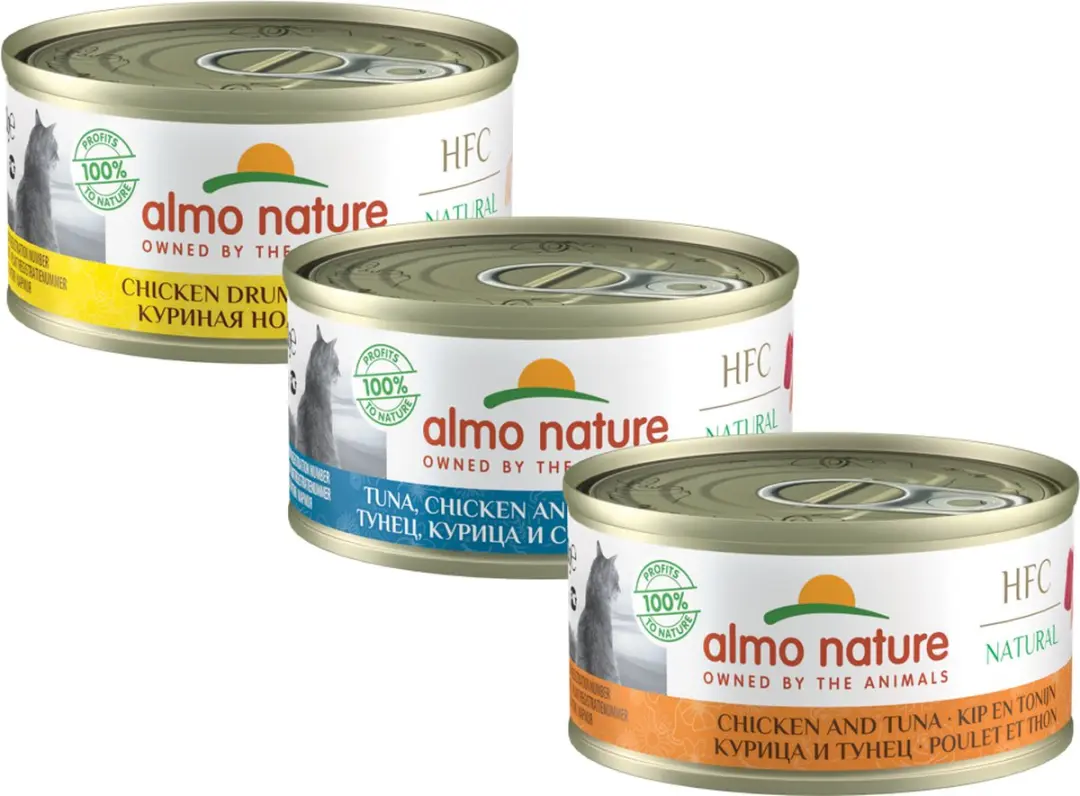 Almo Nature Tonijn & Kokkels Kattenvoer 24x70g