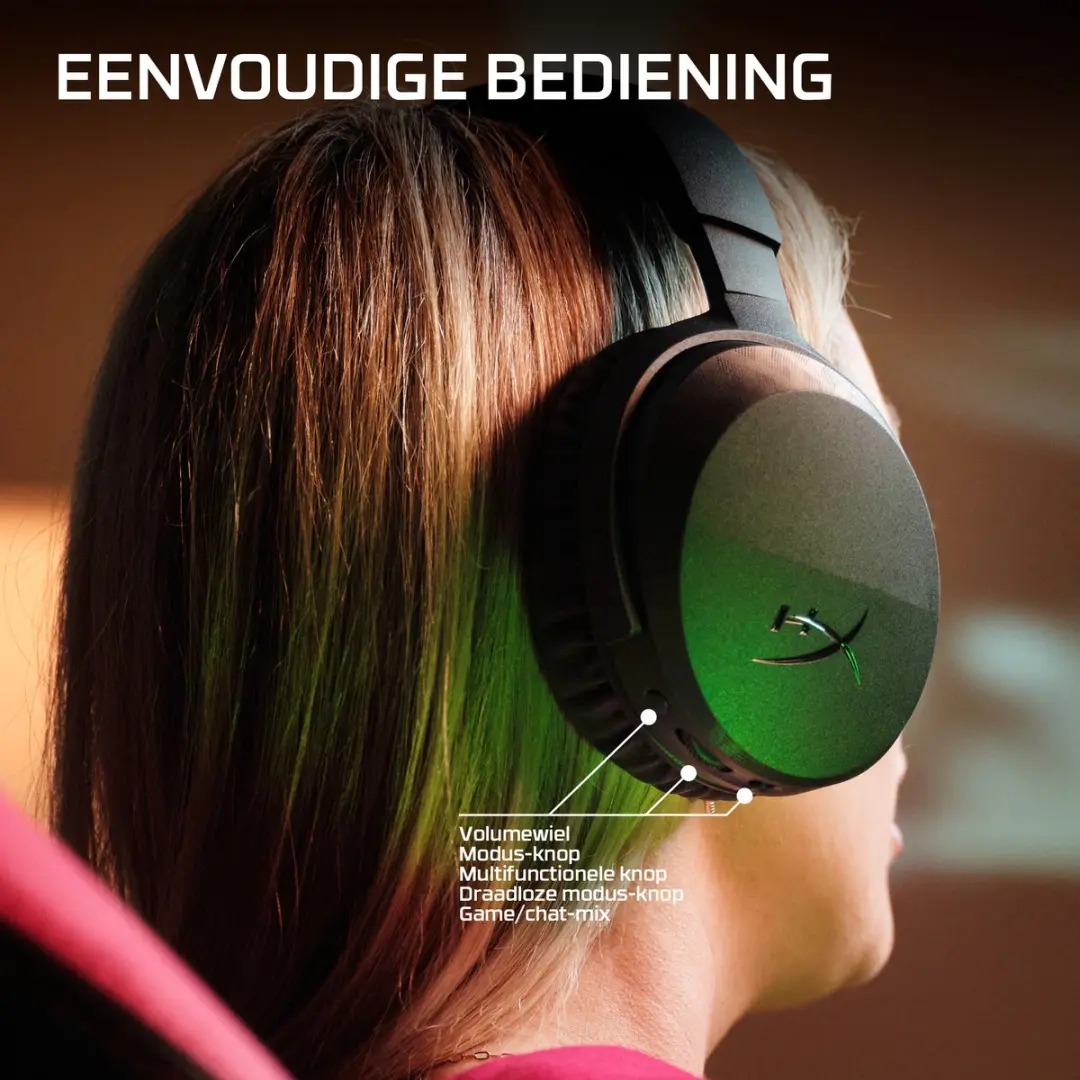 HyperX CloudX Stinger 3 BS1U0AA Draadloze Gaming Headset - 80 Uur - Xbox
