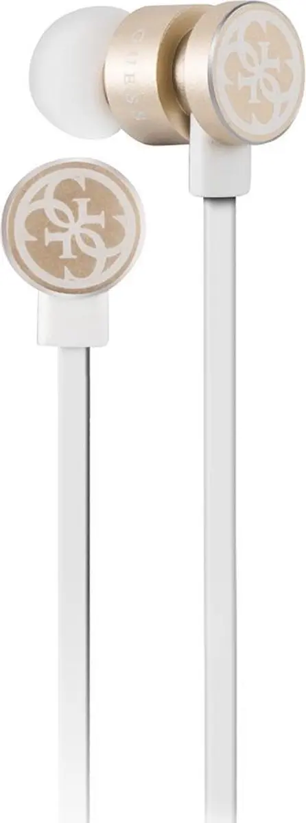 GUESS In-Ear Headset 4-74677 - Noise Reduction - Wit/Goud
