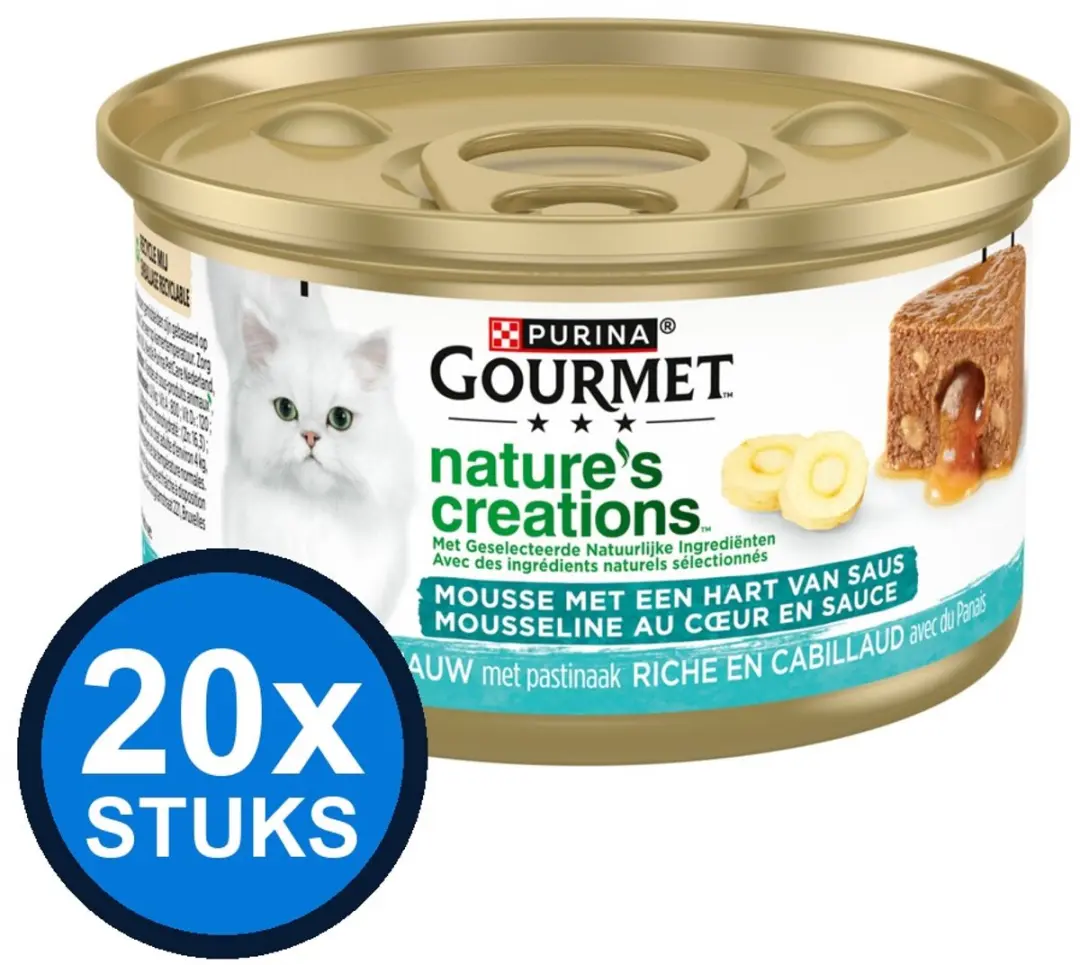 Gourmet Nature's Creations Mousse Kabeljauw Natvoer 85g