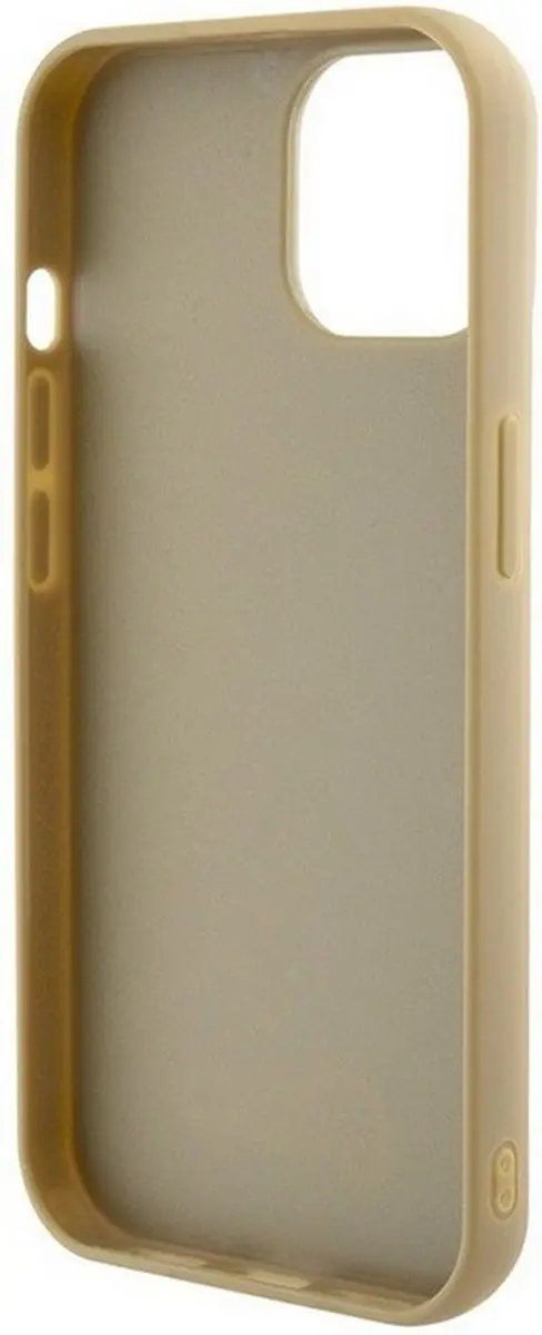 GUESS Square Mirror Back Case Goud - iPhone 15