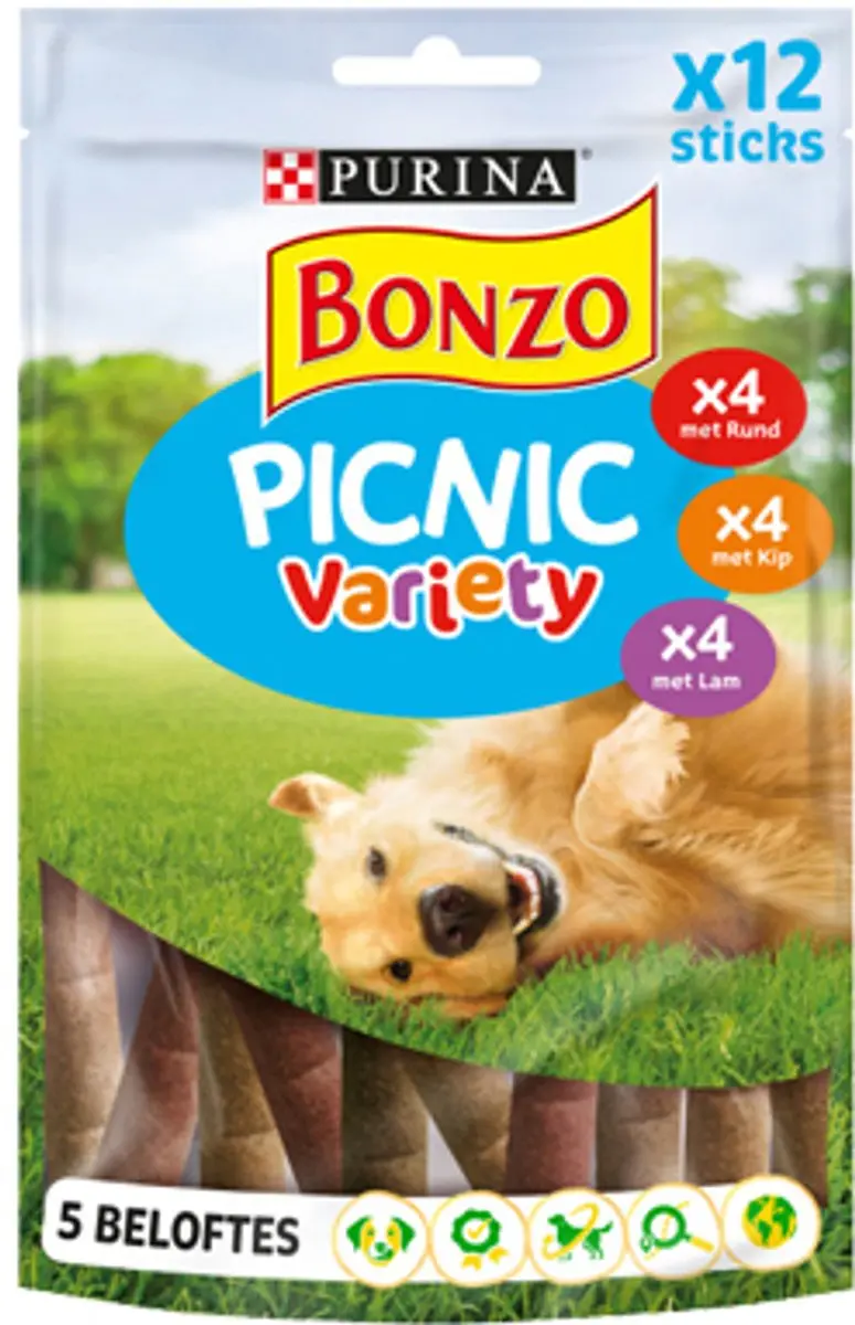 Bonzo PICNIC Variety 24 Stuks