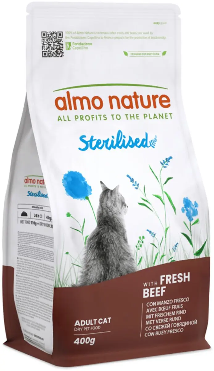 Almo Nature Holistic Sterilized Droogvoer Rundvlees 400g