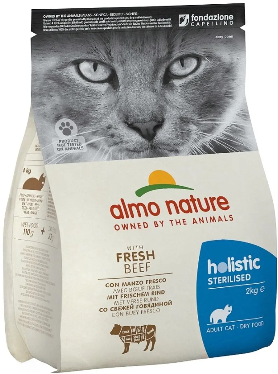 Almo Nature Holistic Sterilized Droogvoer Rundvlees 400g