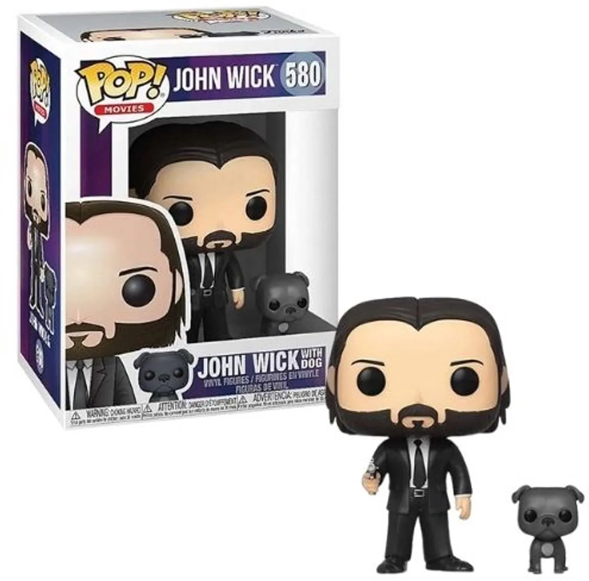 Funko Pop! John Wick met Hond #580 FUN47238 - Multi