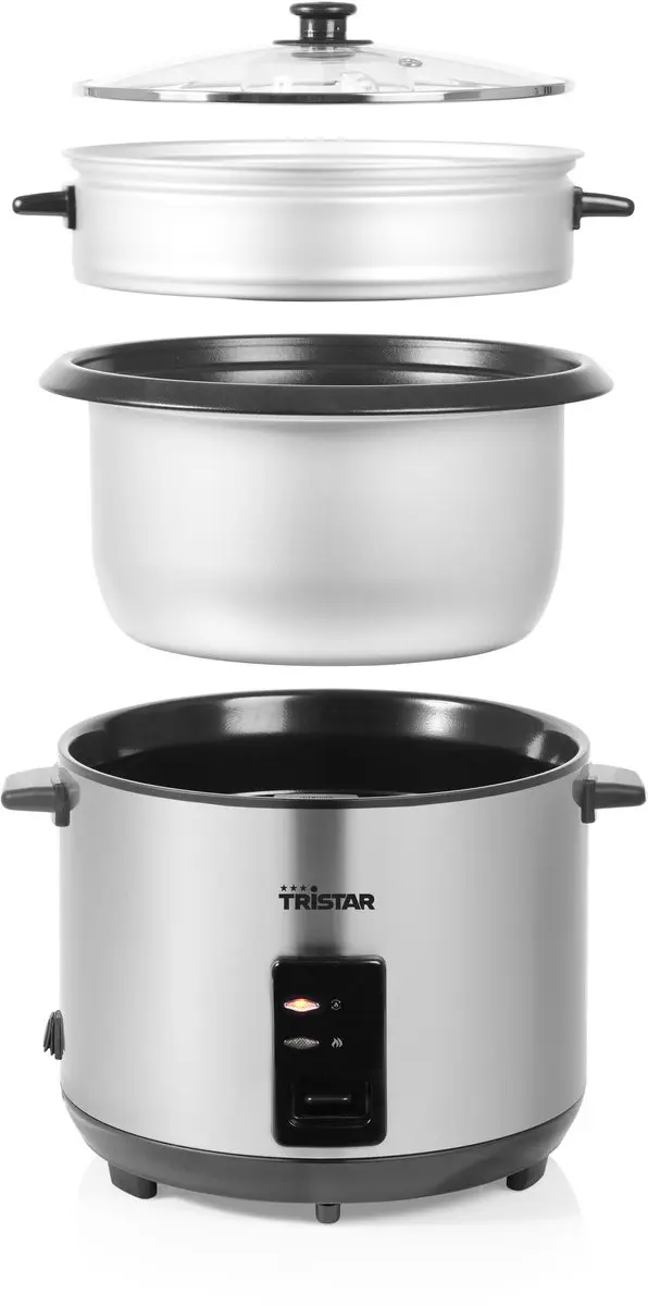Tristar RK-6158 Rijstkoker 2.8L - 1000W - RVS