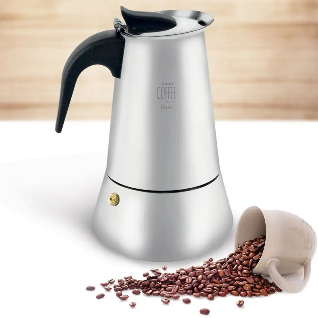 Orion Stalen Koffiemaker 450ml