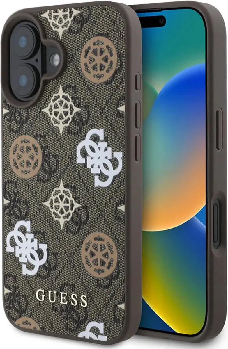 Guess Peony iPhone 16 Hoesje
