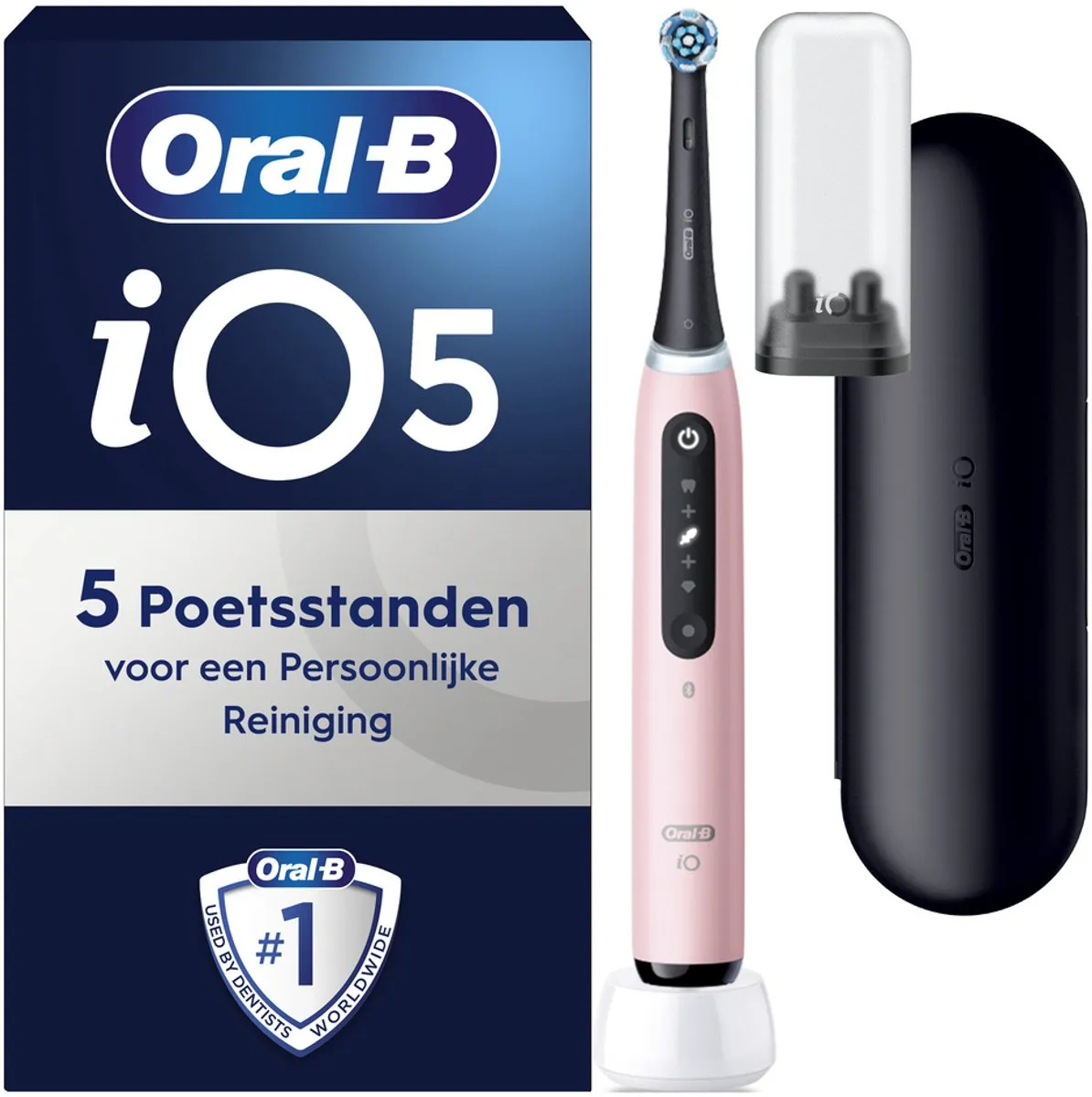 Oral-B iO 5N Elektrische Tandenborstel - Roze - 5 Snelheden
