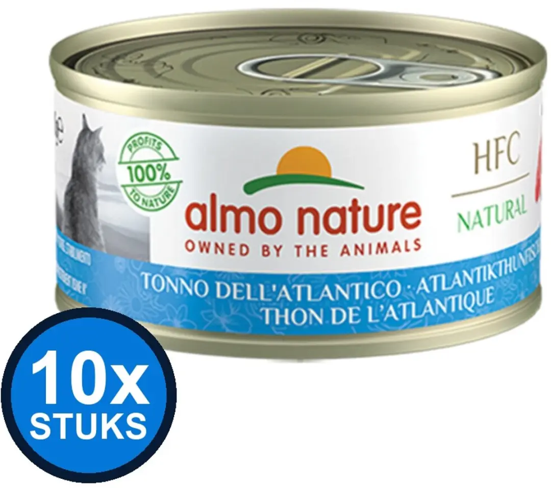 Almo Nature HFC Tonijn Atlantisch Kattenvoer Natvoer 70g