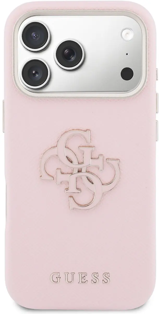 GUESS PU Resin Logo Backcover 14935 - Roze
