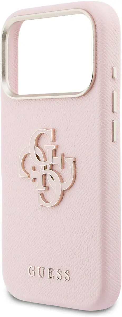 GUESS PU Resin Logo Backcover 14935 - Roze