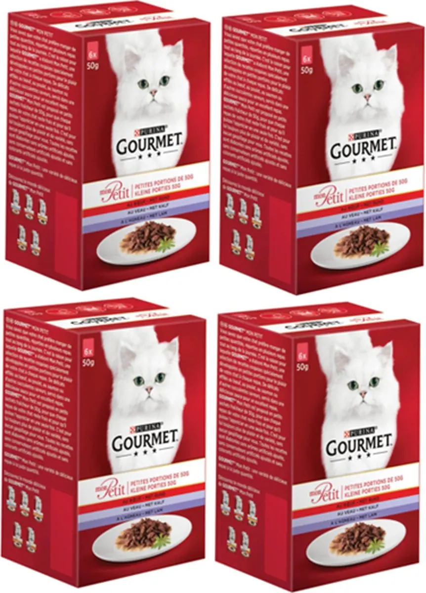 Gourmet Mon Petit Vlees Kattenvoer