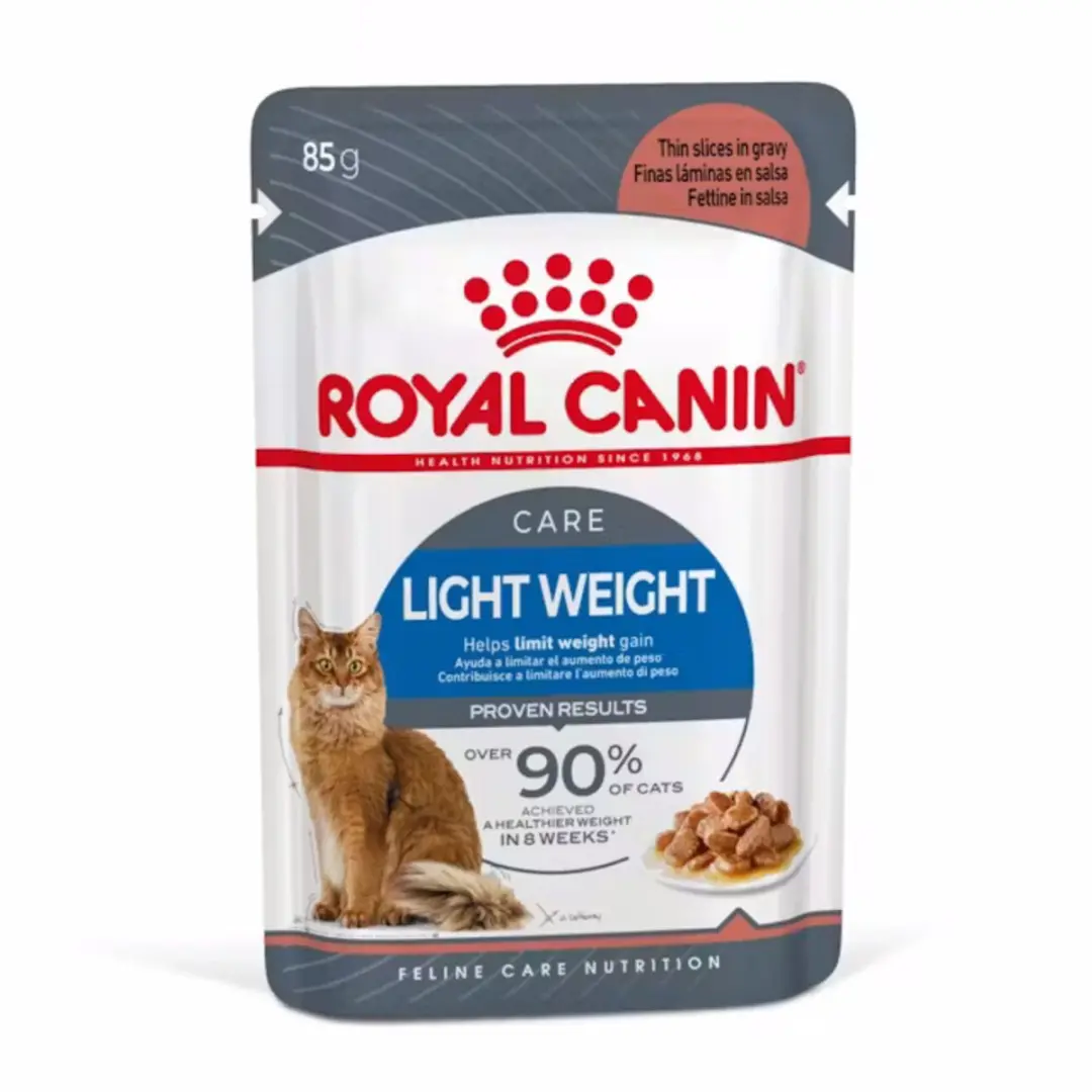 Royal Canin Kattenvoer Nat Light Weight Care Gravy Ultra Light - 48x85g