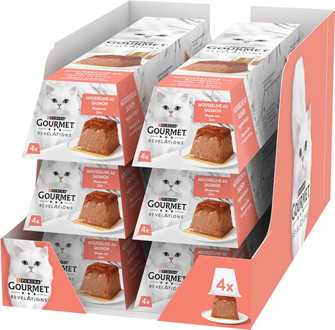 Gourmet Revelations Mousse Zalm Kattenvoer
