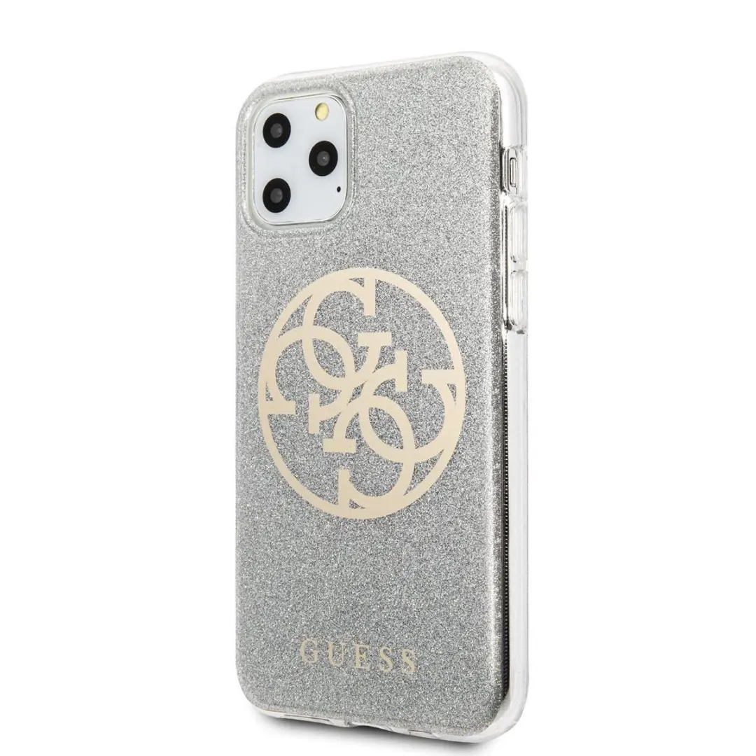 Guess GUHCN58PCUGLLG Hoesje - iPhone 11 Pro - Grijs - afbeelding 2 van 6