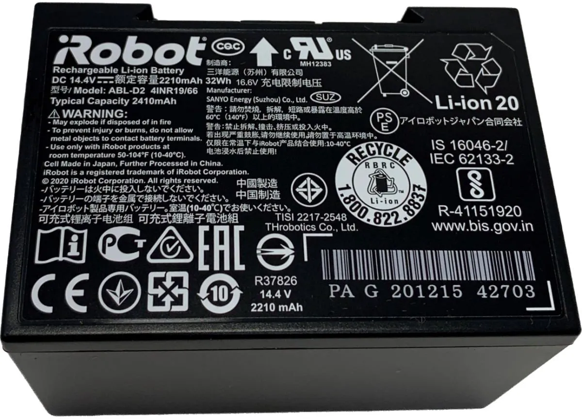 iRobot Roomba Originele Accu ABL-D2 4706313