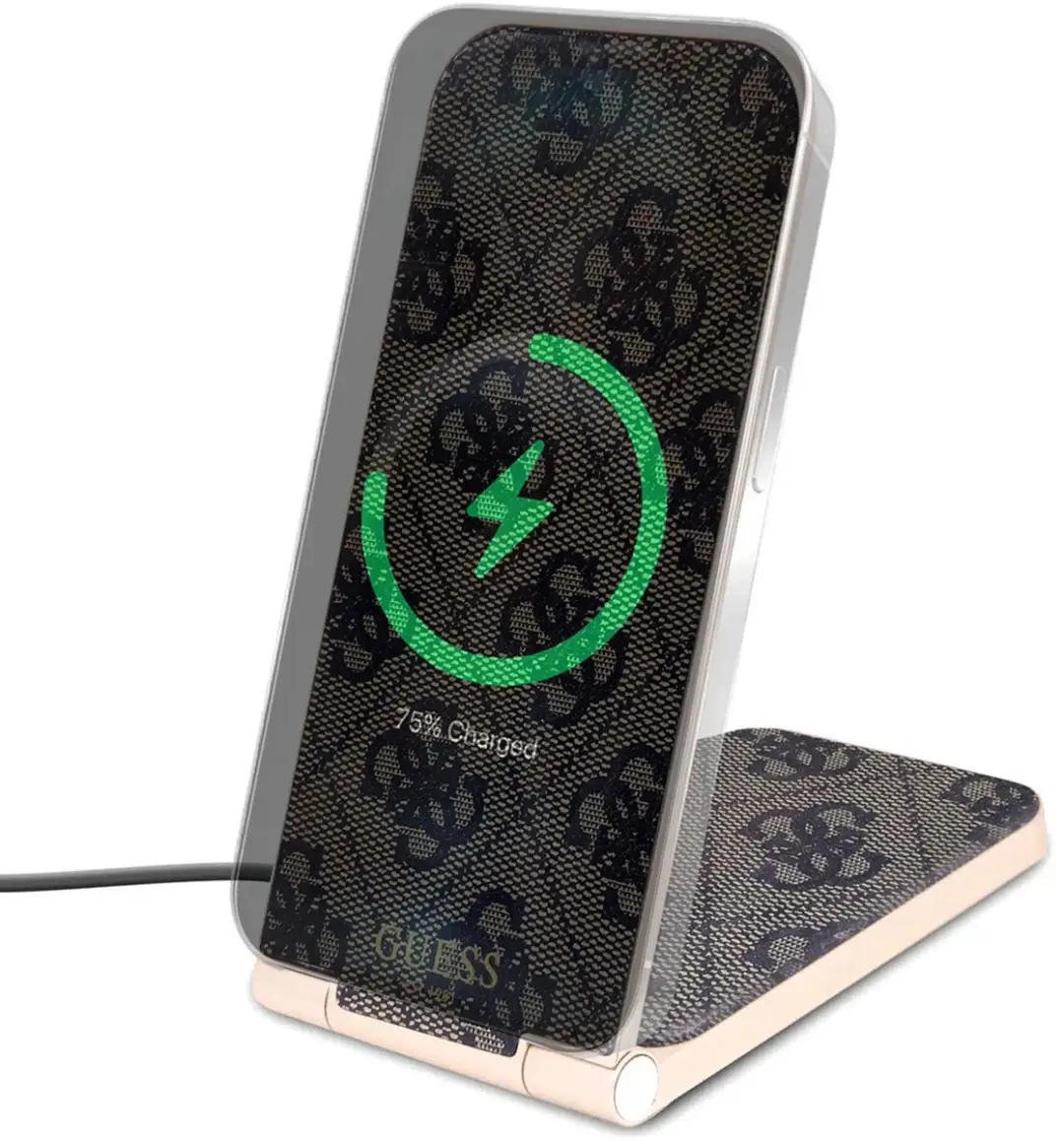 GUESS Pattern MagSafe Oplader 15W