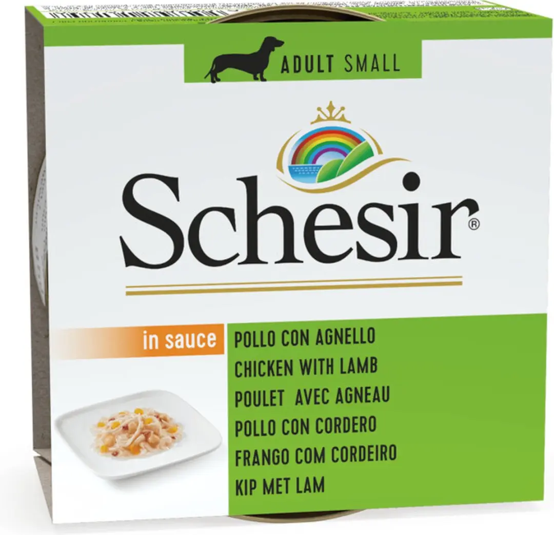 Schesir Hondenvoer Kip & Lam in Saus