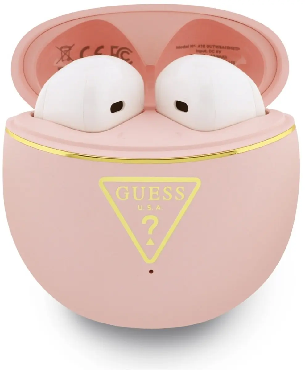 GUESS Gold Line Triangle Hoofdtelefoon - Roze - afbeelding 6 van 6