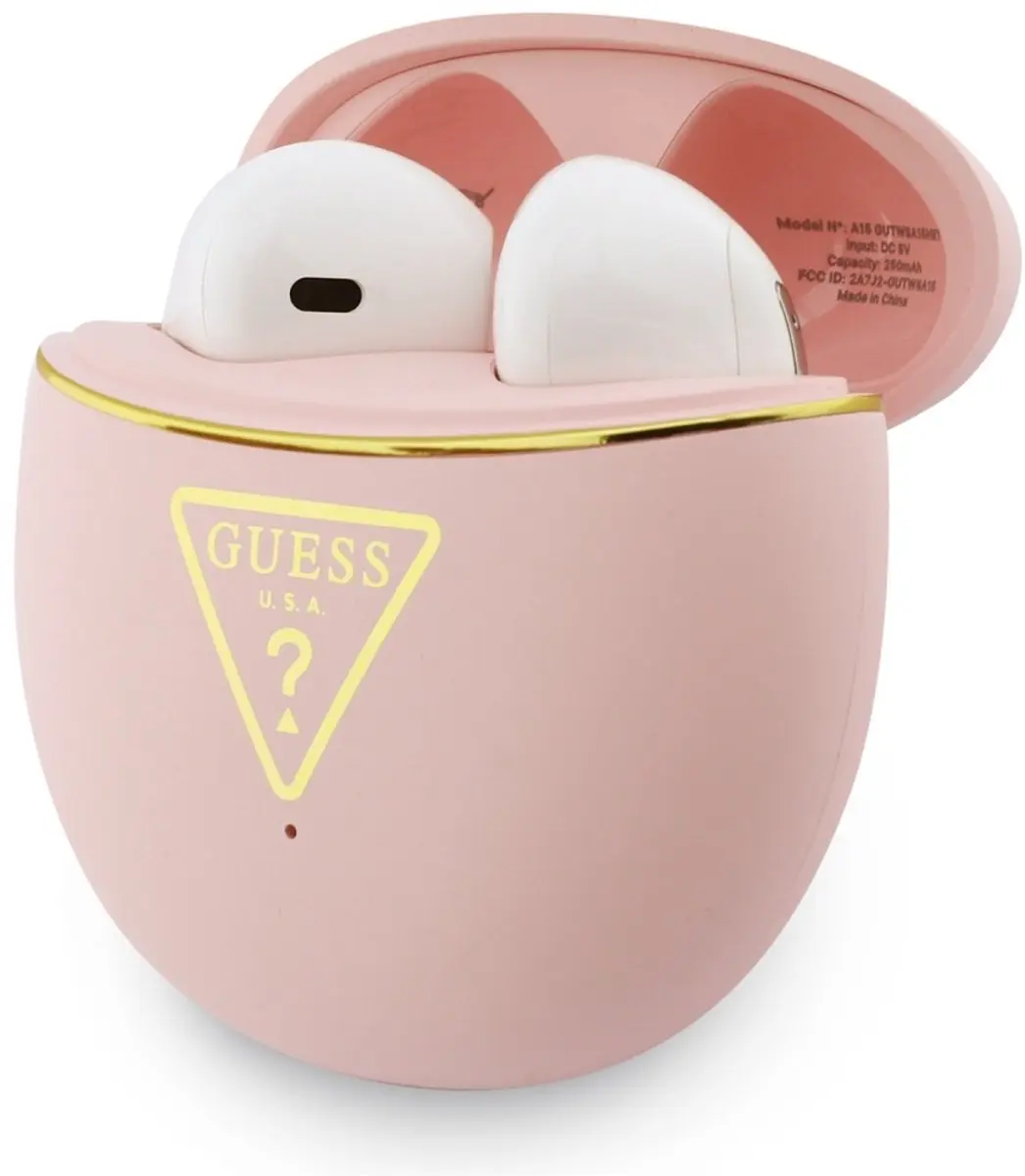 GUESS Gold Line Triangle Hoofdtelefoon - Roze