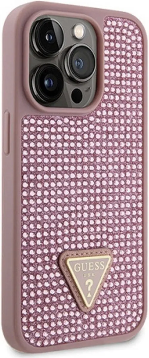 Guess Roze Back Cover voor iPhone 14 Pro Max