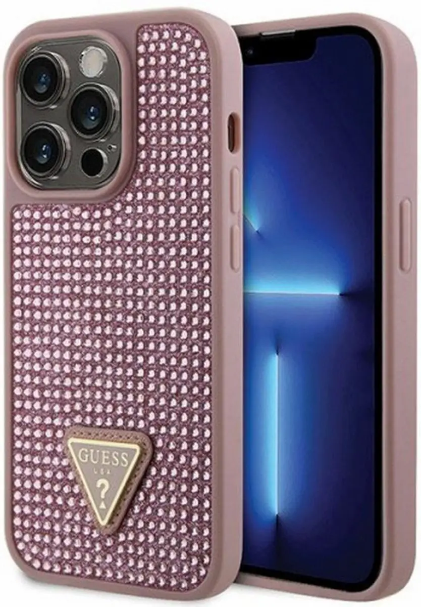 Guess Roze Back Cover voor iPhone 14 Pro Max