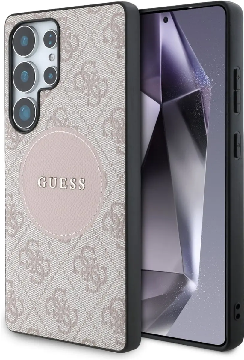 GUESS 4G Ring Cirkel Logo Hoesje S25 Ultra