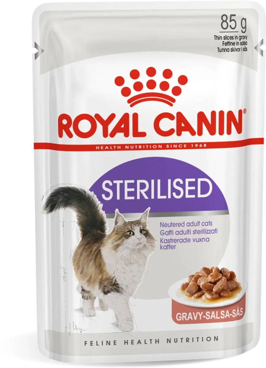 Royal Canin Sterilised in Gravy Katten Natvoer