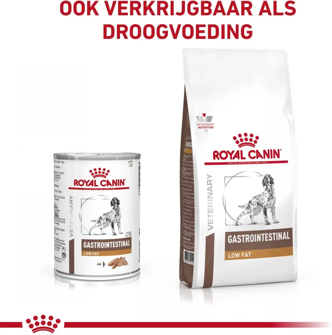 Royal Canin Gastrointestinal Low Fat Blik 24 Stuks