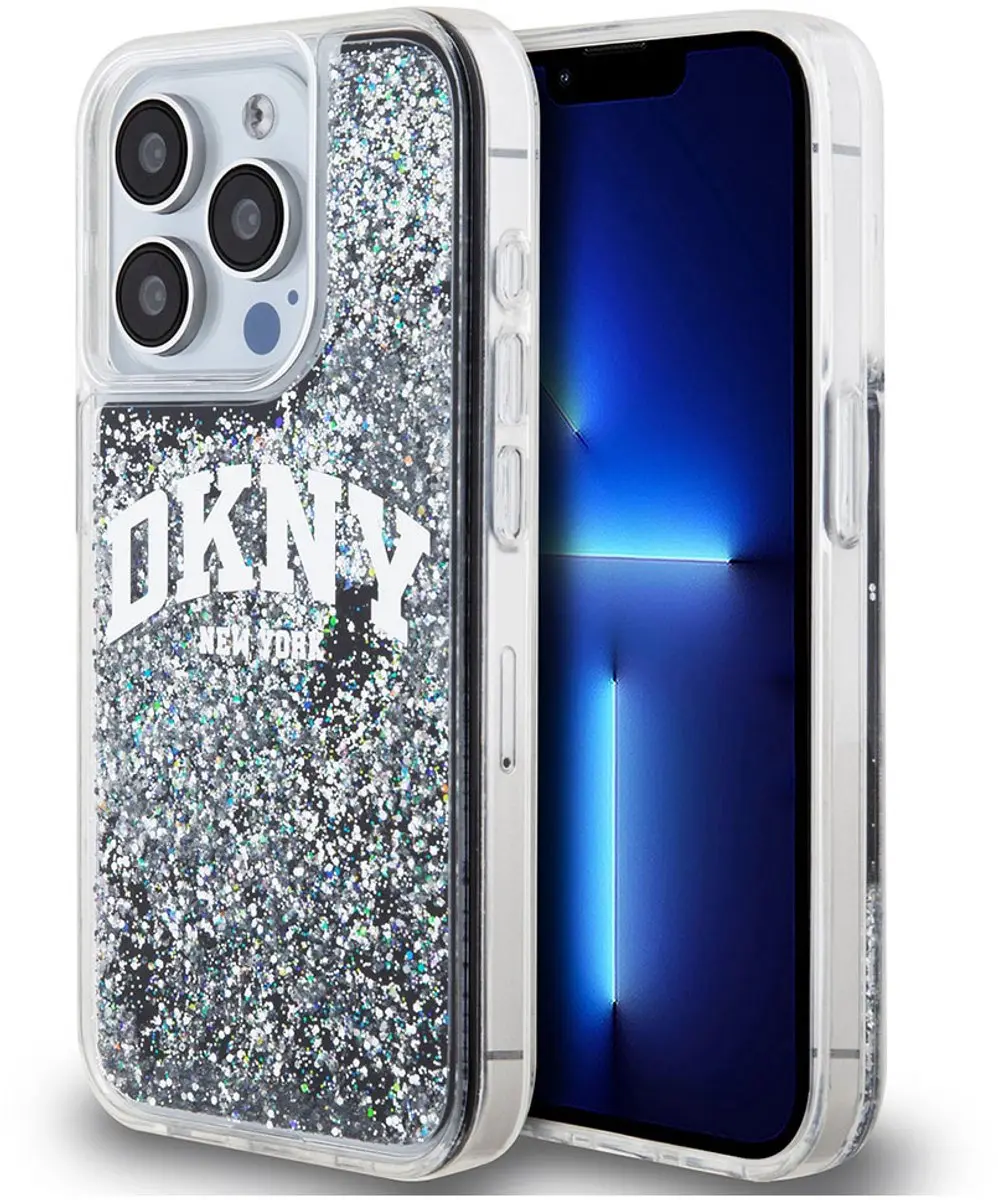 DKNY Liquid Glitter Arch Logo Back Case