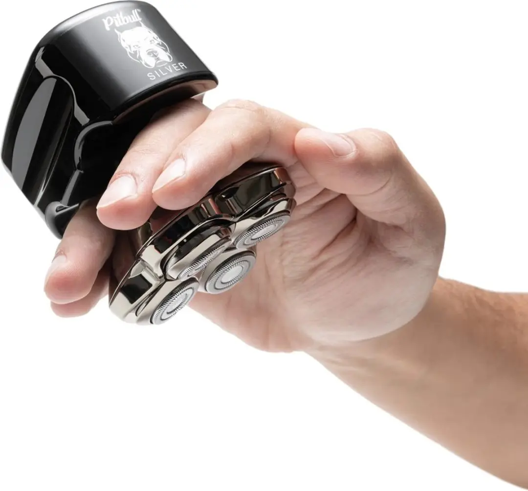 SKull Shaver Silver PRO Head & Face Shaver - 4 Mesjes
