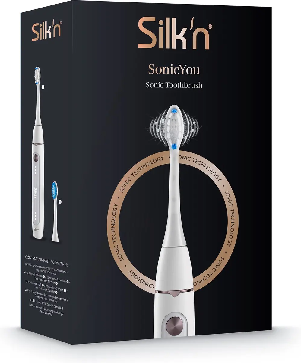 Silk'n SonicYou Elektrische Tandenborstel - 3 Snelheden - Wit