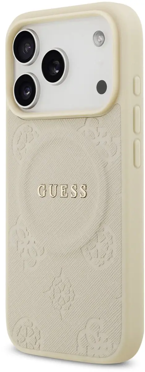 Guess Back Cover iPhone 17 Pro - Beige - MagSafe
