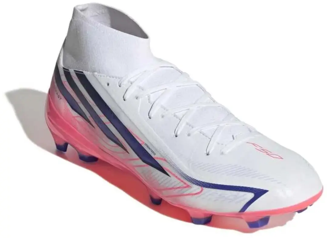 adidas F50 Hyperfast League Mid FG Voetbalschoen - Wit