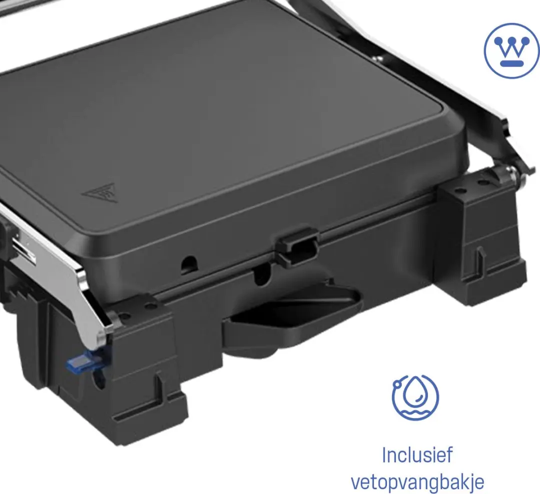 Westinghouse WKCG907BK Contactgrill - 2200W - Zwart