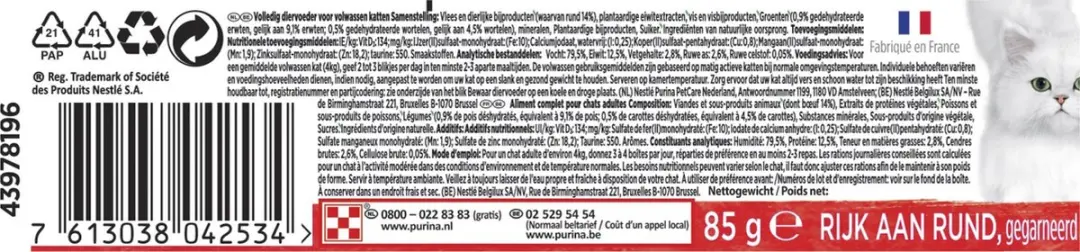 Gourmet Nature's Creations Natvoer Rund - 24x85g