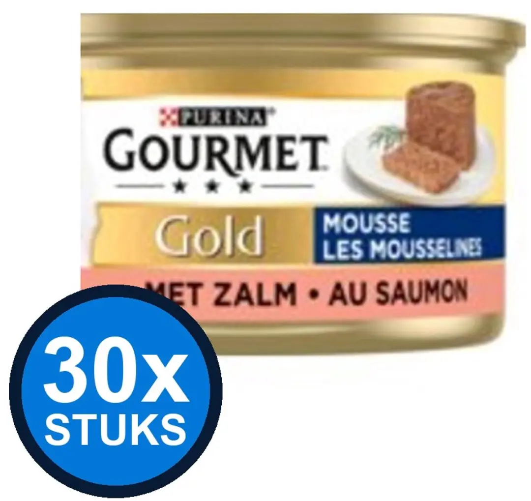 Gourmet Gold Mousse Zalm Natvoer