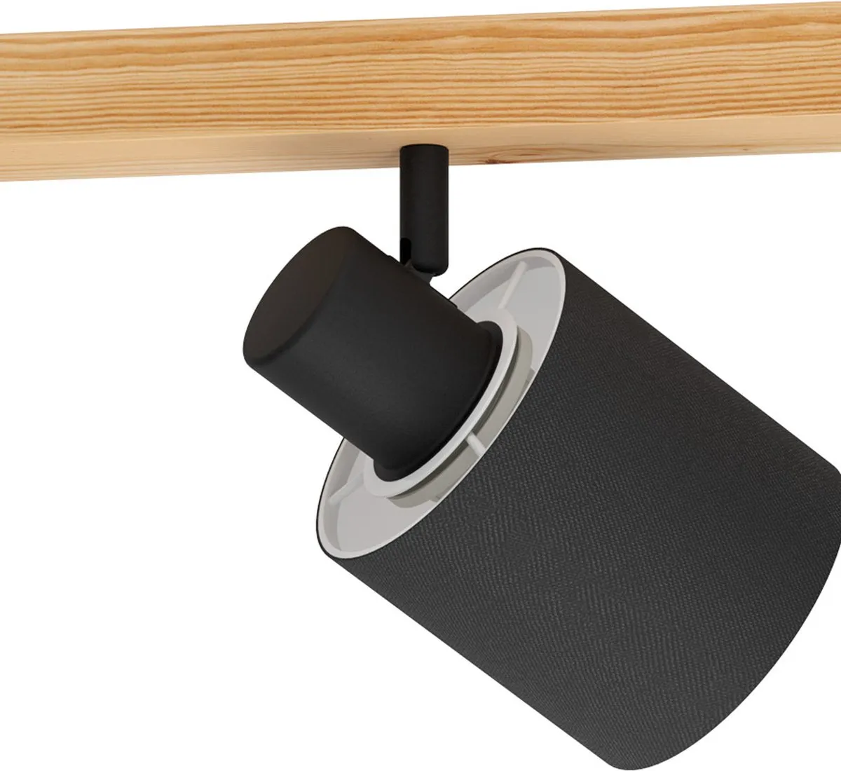 Eglo Batallas Spot E27 - 3 Lichtpunten 48cm - Bruin/Zwart/Wit