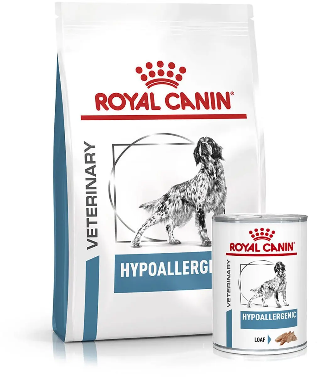 Royal Canin Hypoallergenic Combi Bundel - 14kg + 24x400g