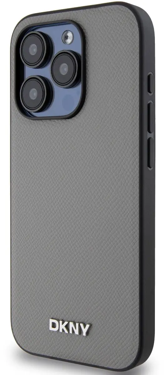 DKNY Hoesje iPhone 15 Pro MagSafe Grijs