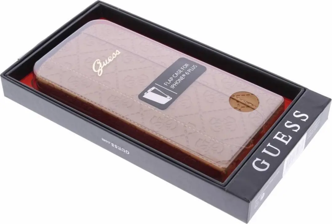 Guess iPhone 6 Plus Scarlett Flap Case GUEGUFLP6LSCCO - Bruin