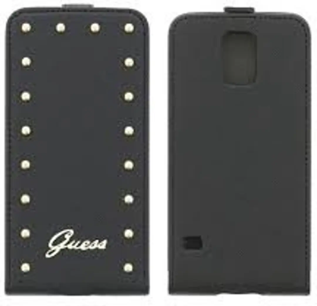 GUESS Studded Collection Galaxy S5 Flip Hoes - Zwart